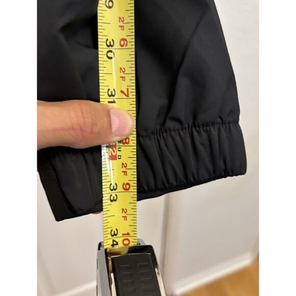 Nike Golf Men's Windbreaker Jacket Long Sleeve Black V-Neck CLIMA-FIT size XL - Picture 13 of 14